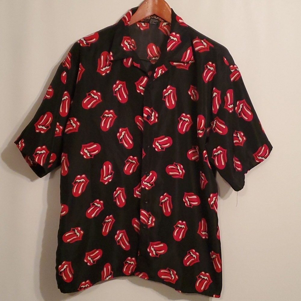 Rare Rolling Stones Hot Lips Shirt